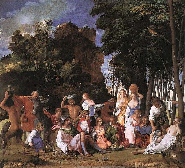 Giovanni Bellini The Feast of the Gods oil painting picture